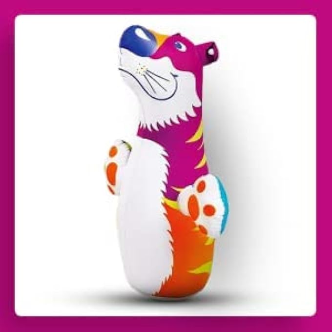 DURAZO Bop Bag Hit me Toys for Child Age 4+ Years Hit me Toys Tiger, Dinosaur, Dolphin Shape (Any ONE Toy) Large Size I Assorted Shape as per Availability I Pack of Any 1 - Image 5