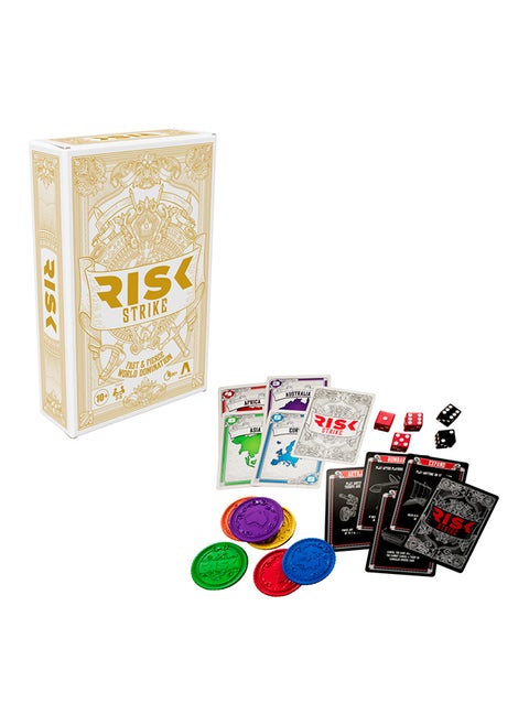 Strike Cards and Dice Game for Adults, Teens, and Kids Ages 10+, Quick-Playing Strategy Card Game for 2-5 Players, 20 Min. Average, Family Games