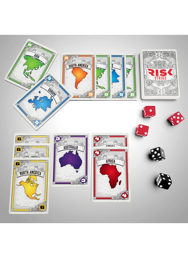 HASBRO - GAMING Strike Cards and Dice Game for Adults, Teens, and Kids Ages 10+, Quick-Playing Strategy Card Game for 2-5 Players, 20 Min. Average, Family Games  - Image 4