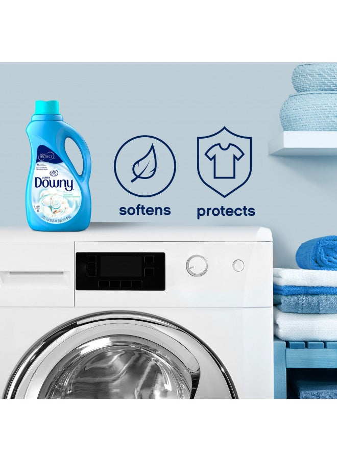 Downy Downy Ultra Laundry Fabric Softener Liquid, Cool Cotton Scent, Two 51 Fl Oz Bottles, 120 Total Loads  - Image 3