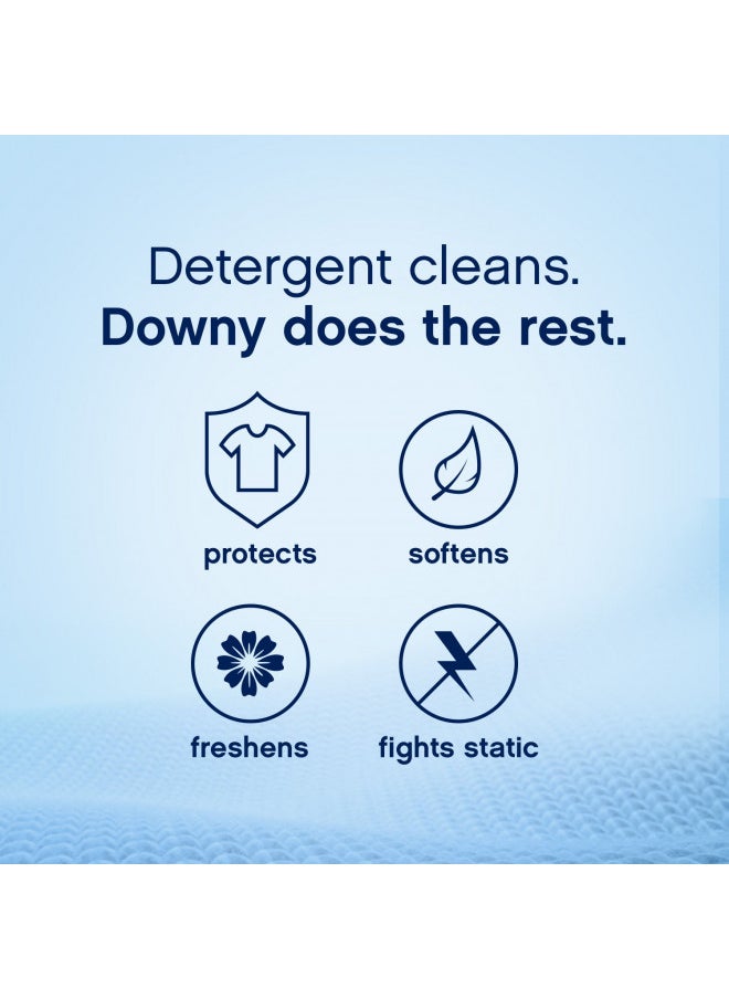 Downy Downy Ultra Laundry Fabric Softener Liquid, Cool Cotton Scent, Two 51 Fl Oz Bottles, 120 Total Loads  - Image 4