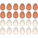 PowerTRC 24 Pcs Bouncy Rubber Eggs Toys 216 inches Fake Bouncing Eggs for DIY Easter Realistic Lifelike Pretend Play Food Funny Party Favors Bulk Fetch Pet Toys - Image 2