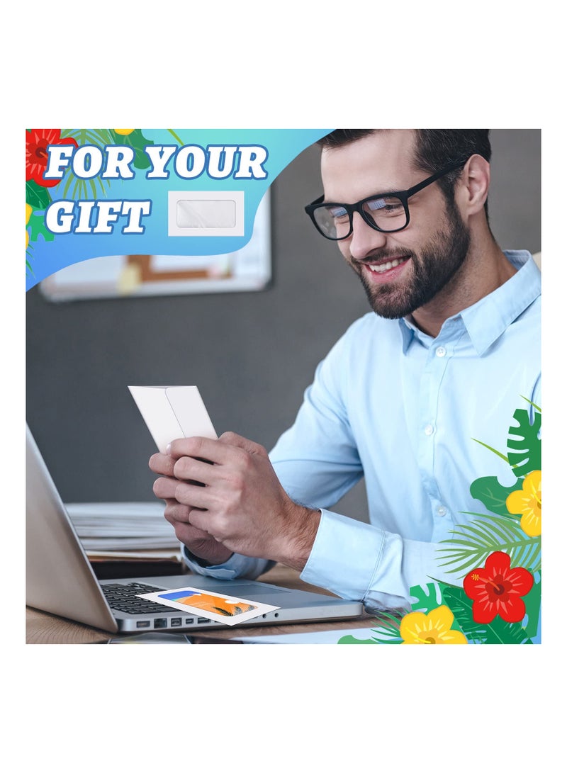 SYOSI 60 Pack Window Gift Card Envelopes Gift Card Sleeves Blank Holders for Greeting Mailing Envelopes White  - Image 5
