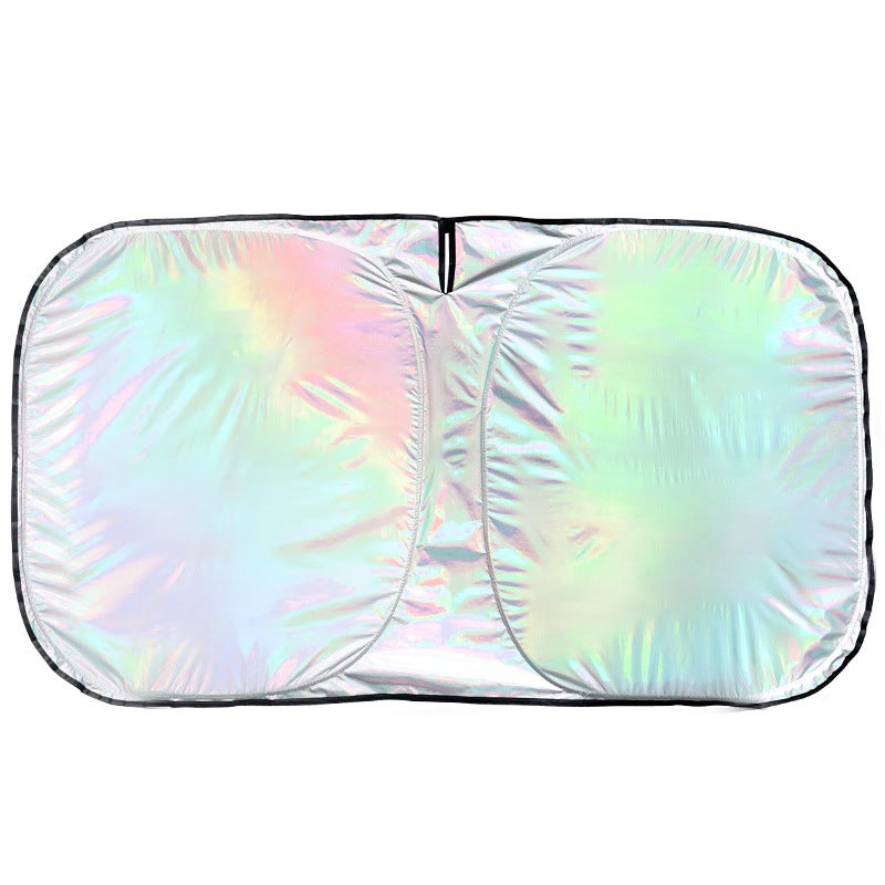 Laser Silver Car Windshield Sun Shade - Image 5
