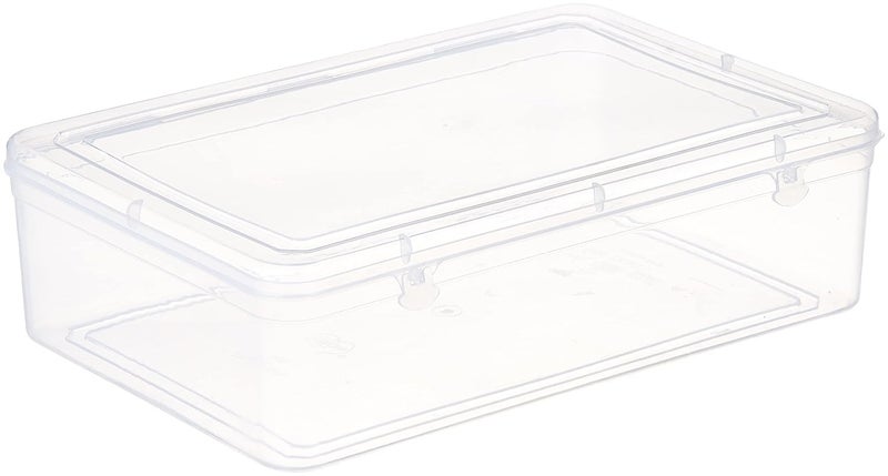 Magic Providers Multipurpose Plastic Container Box Pack of 1 | for Travel Organizer for Home Storage | Jewelry | Hair Pins | Medicines | Craft Material | Hardware - Trans 5000ML (32 x 22.1 x 9.1) cm - Image 1