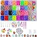 JIYAKO 11000 Rubber Band Bracelet KitFriendship Bracelet kitLoom Bracelet Making kit28 Colors - Image 3