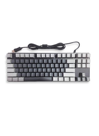 Mechanical Gaming Keyboard, model KL-103 for computer and lap top (black/gray) RGB Full size with 87 key, cable USB Speed interface , blue switch, adjustable height in to give comfort to the hand while playing . It can be used at home, office and personal use. - pzsku/Z4F5E2DA842C490A7F3F8Z/45/_/1728890459/8cdd7336-5626-407b-b4de-2b783b652ab5