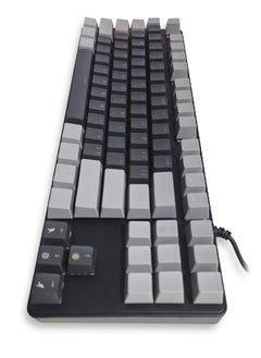 Generic Mechanical Gaming Keyboard, model KL-103 for computer and lap top (black/gray) RGB Full size with 87 key, cable USB Speed interface , blue switch, adjustable height in to give comfort to the hand while playing . It can be used at home, office and personal use.  - Image 4