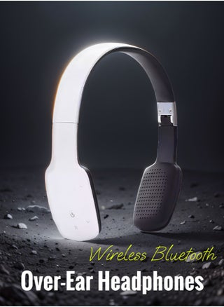 Wireless On-Ear Headphones - 8H Battery - Speed Charge - Fast Usb Type-C -White - pzsku/Z4F5E5EDD50DFB6DC899EZ/45/_/1713849683/52c0f6cc-4404-4d0e-bdbf-11b27c3bc3fa