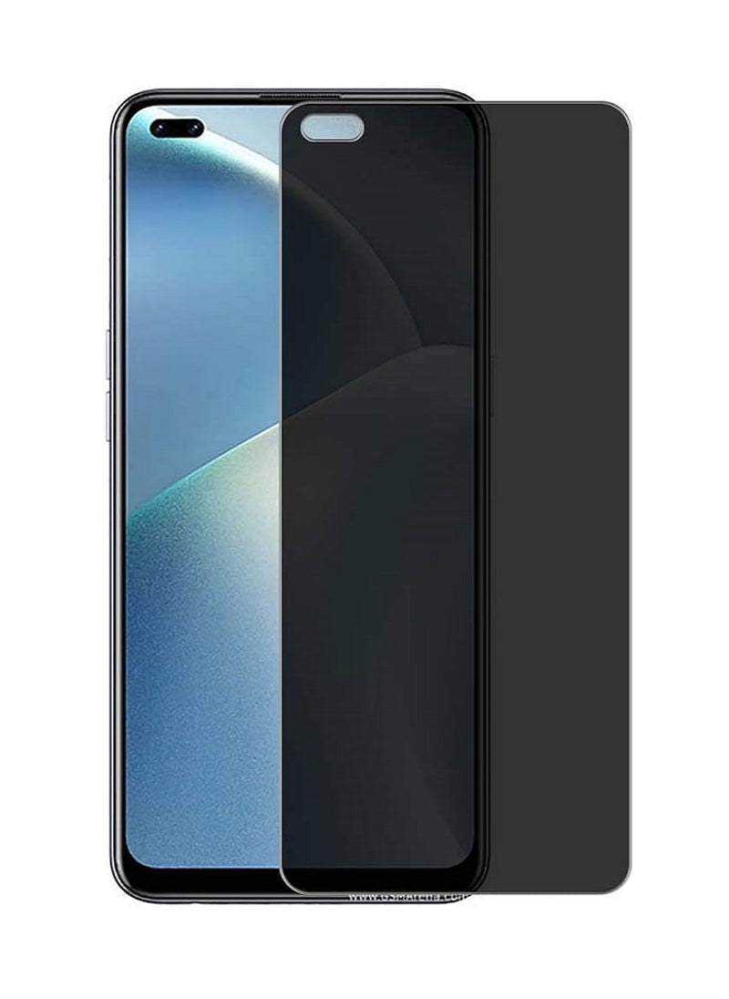 Super Tempered Glass Screen Protector Anti-Spy Privacy  Designed For Oppo A93 Full Screen Coverage And Bubble Free - Image 1