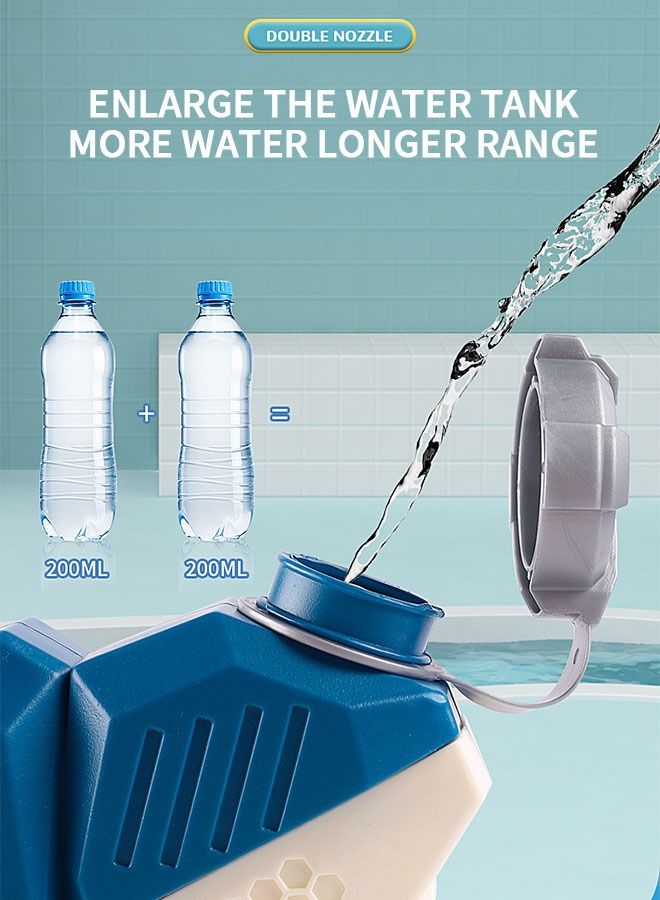 GROIC 2 Nozzles Water Guns,2 Pcs Water Blaster,Squirt Guns Long Shooting Range Summer Water Toy Gun for Outdoor Pool Beach Garden Fighting - Image 3