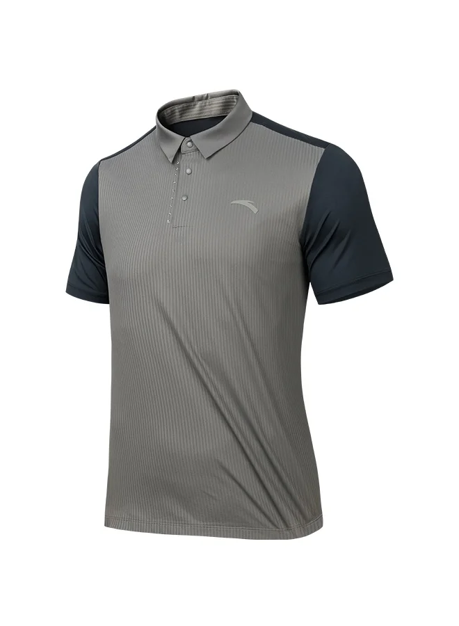 ANTA Men's Regular Fit Workout Training Commute Short Sleeve Polo