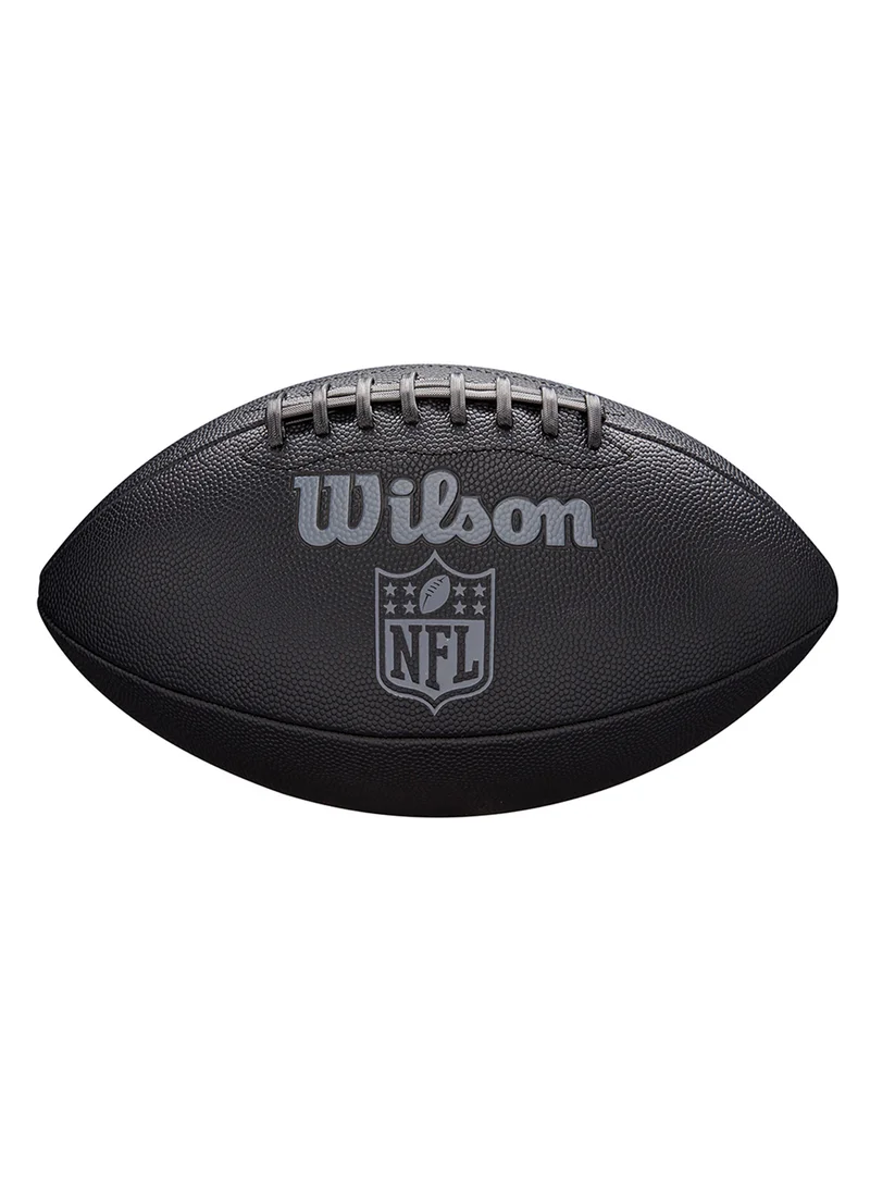 ويلسون كرة قدم أمريكية NFL جيت بلاك بحجم رسمي - أسود
