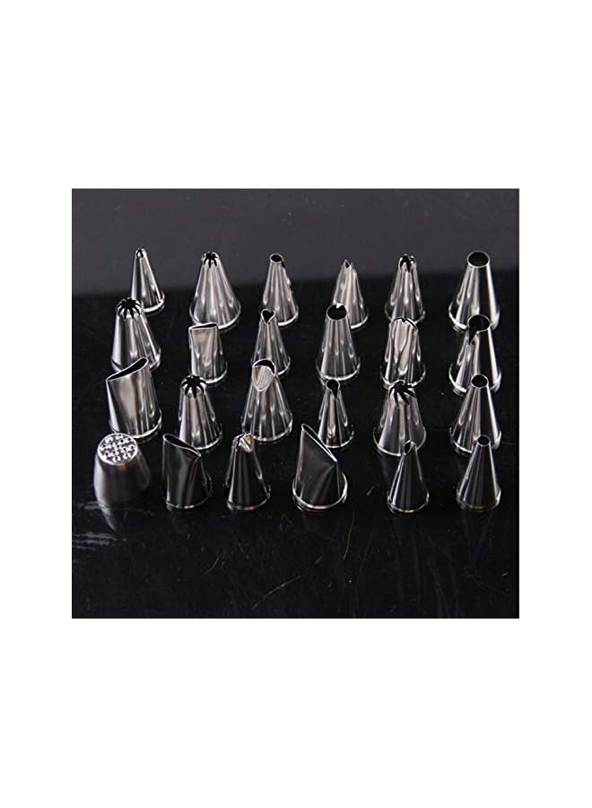 Raxoom pcs stainless steel cake decoration installation flower mouth baking tools and small converter cream bubble hibiscus flower pastry kitchen accessories DIY cake decoration - Image 2