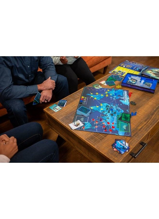 Z-Man Games - Pandemic Board Game (Base Game) ; Family Board Game ; Board Game For Adults And Family ; Cooperative Board Game ; Ages 8+ ; 2 To 4 Players ; Average Playtime 45 Minutes ; Made By Zman Games - Image 1