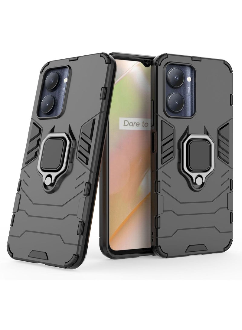 Realme C33 4G/C30/C30S Case Cover Protector Accessories with Anti-Scratch Shockproof Anti-Fingerprints Back Cover with 360 Car Mount Magnetic Ring Holder Case Realme C33 4G Protector - Image 1