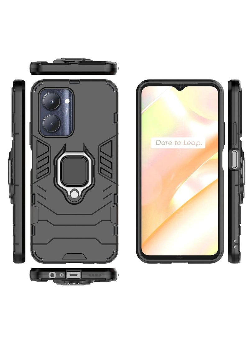 Realme C33 4G/C30/C30S Case Cover Protector Accessories with Anti-Scratch Shockproof Anti-Fingerprints Back Cover with 360 Car Mount Magnetic Ring Holder Case Realme C33 4G Protector - Image 2