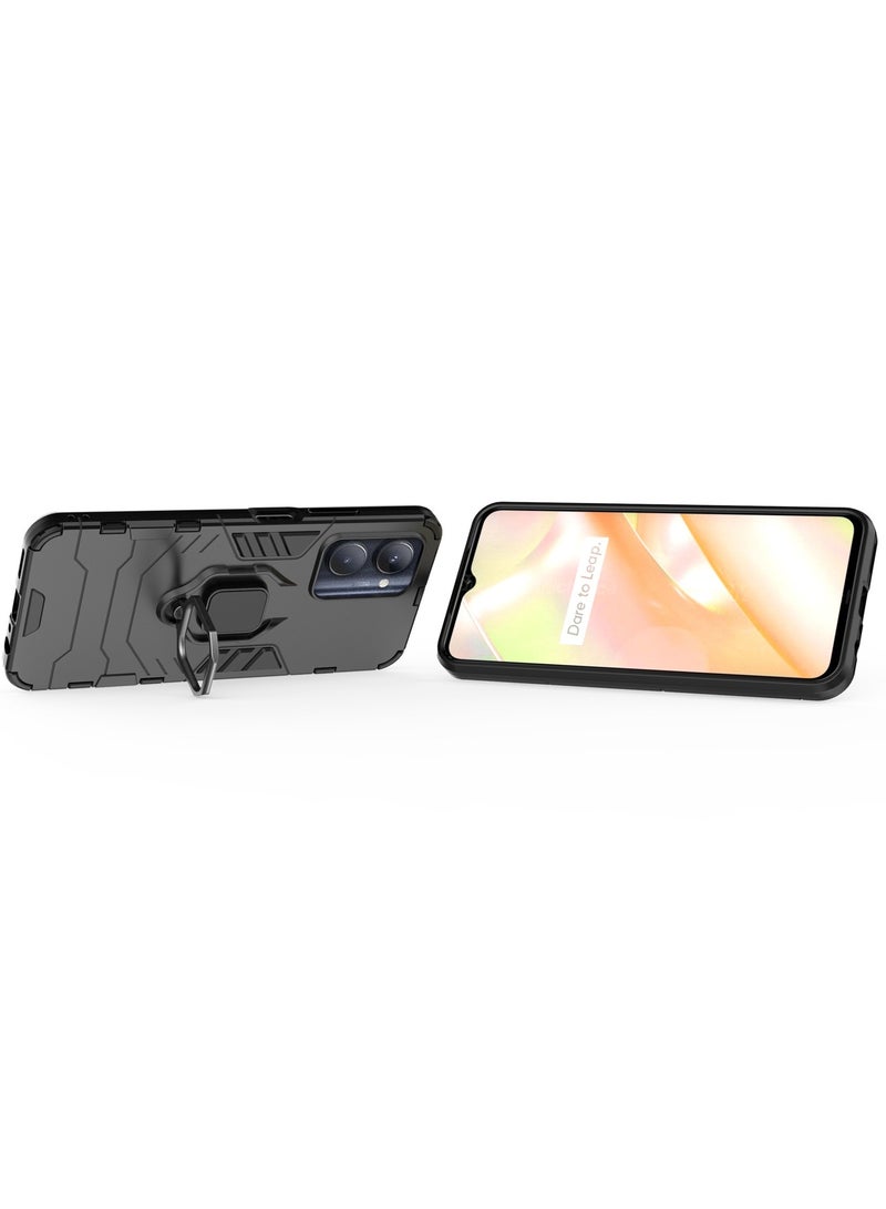 Realme C33 4G/C30/C30S Case Cover Protector Accessories with Anti-Scratch Shockproof Anti-Fingerprints Back Cover with 360 Car Mount Magnetic Ring Holder Case Realme C33 4G Protector - Image 3