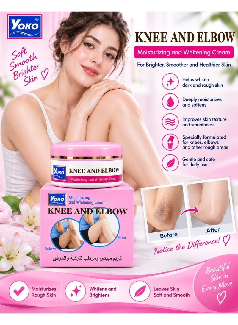 Yoko Moisturizing and Whitening Cream for Knees and Elbows 50G - Image 3