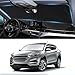 INSAUTO Custom Fit Tucson Windshield Sunshade for Hyundai Tucson 2016 2017 2018 2019 2020 2021 Front Window Shades Cover for Windshield Sun Visor Protector 210T Reflector Blocks UV Rays Cooler Car Accessories - Image 2