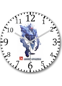 Print Shop Ancient Apparition Dota 2 Wall Clock Curved Real Glass