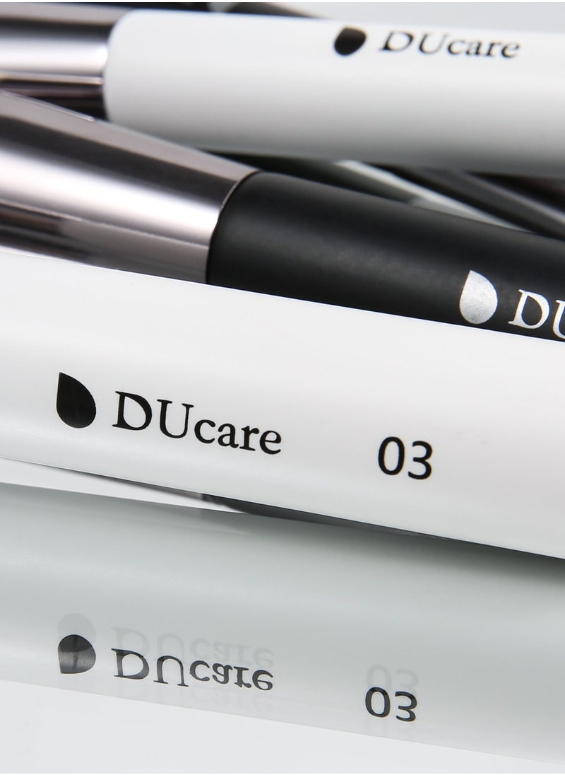 DUcare Professional Makeup Brushes Set Panda Series Makeup Brush Kit 31Pcs Kabuki Foundation Blending Face Powder Blush Concealers Eye Shadows With Leather Case Organizer  - Image 4
