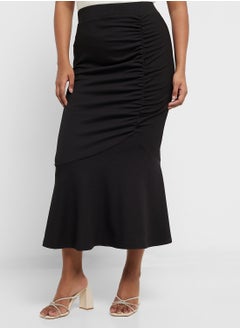 Ginger Plus Ruched Mermaid Cut Skirt  - Image 2