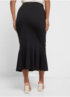 Ginger Plus Ruched Mermaid Cut Skirt  - Image 3