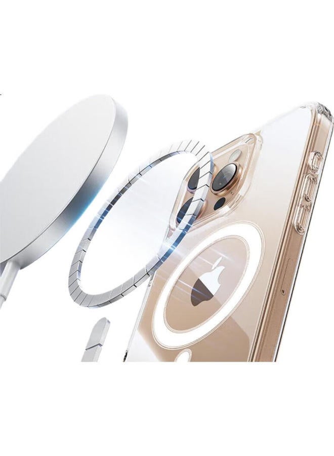 Koolife Camera Button Apple 16Promax Phone Case Iphone Protective Cover Magsafe Magnetic Charging Ultra-Thin Anti-Drop Simple Transparent Photo-Taking Capacitive Button Full Coverage - Image 3