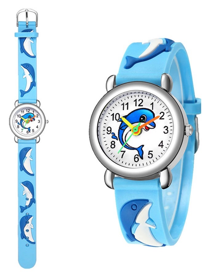 AZorb - Children's Watch Boys Girls Cute Cartoon Quartz Silicone Watchband for Kids 3-10 Years Old Gift - Image 1