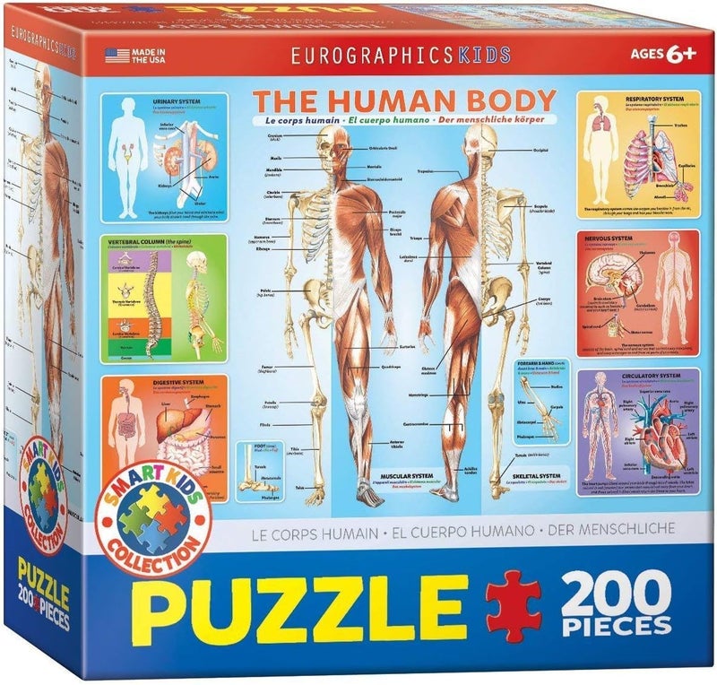 EuroGraphics Human Body Jigsaw Puzzle 200Piece - Image 1