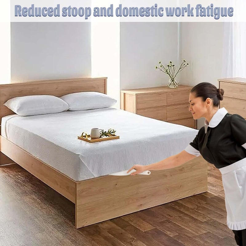 Luckam Bed Sheet Tucker Tool, Bed Maker Tool, Universal Portable Tucking Paddle to Help Protect Your Back, Nails & More, Lifts and Holds The Mattress, Tucks Sheets, Removes Sheets, Bed Skirts - Image 2