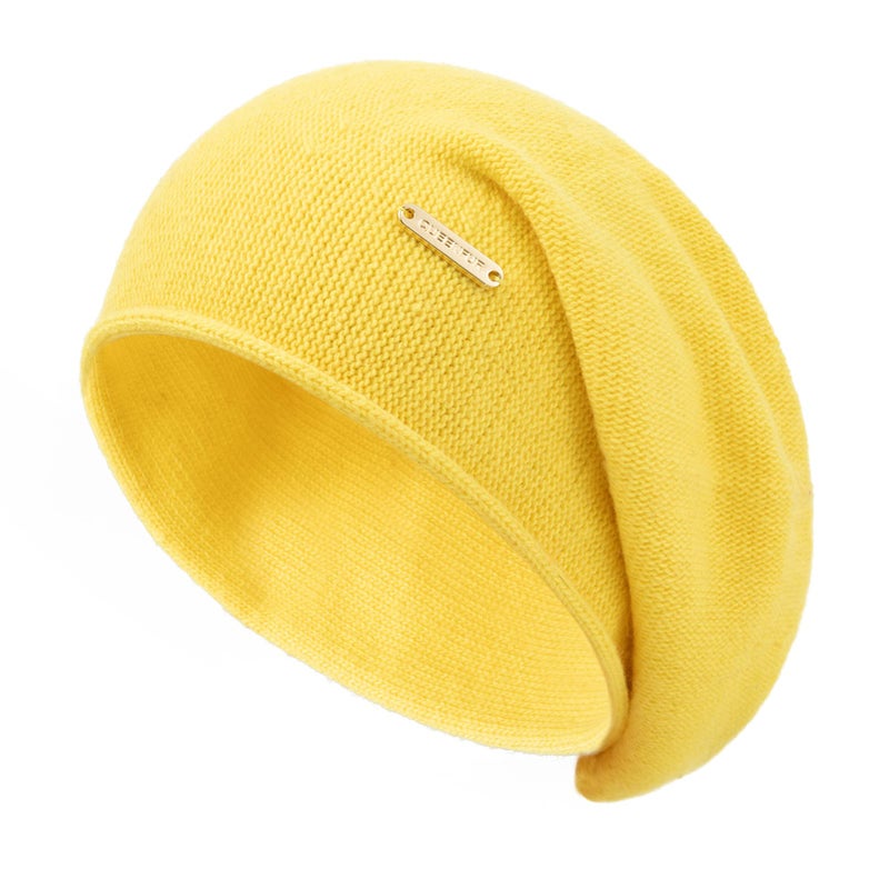QUEENFUR Knit Slouchy Beanie Hats for Women Cashmere Ski Cap Knitted Wool Soft Warm Winter Hat - Image 1