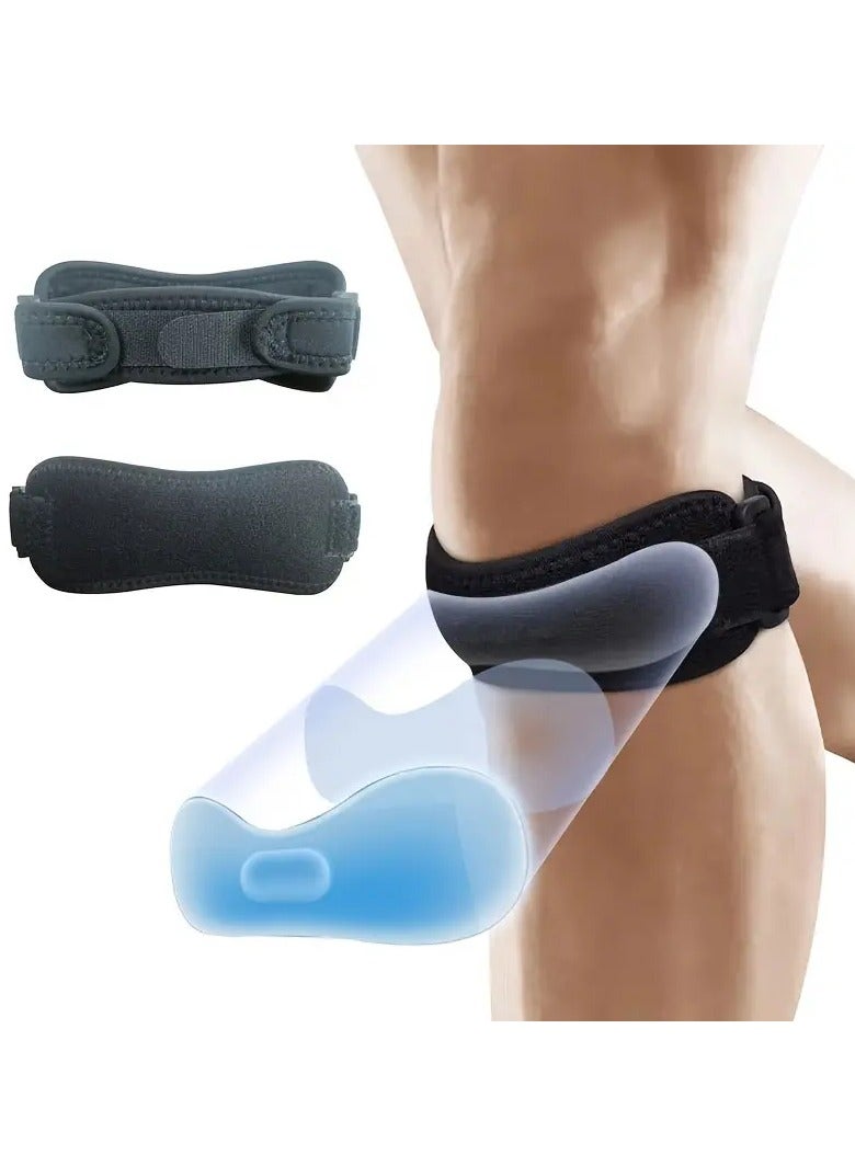 Goolsky حزام ركبة باتيلا 1 قطعة، دعامة دعم الركبة للمشي، كرة القدم، كرة السلة، الجري، ركبة القافزين، التنس، الكرة الطائرة والسكوات - Image 1