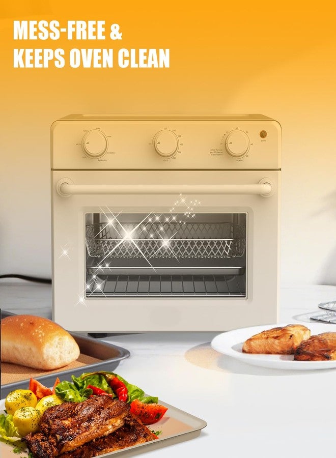 MMH 130PCs Air Fryer Paper Liners Compatible with Bella Air Fryer Toaster Oven, Nonstick Disposable Parchment Paper Baking Sheets Accessories for 7-in-1 Airfryer Oven Free of Bleach - Image 5
