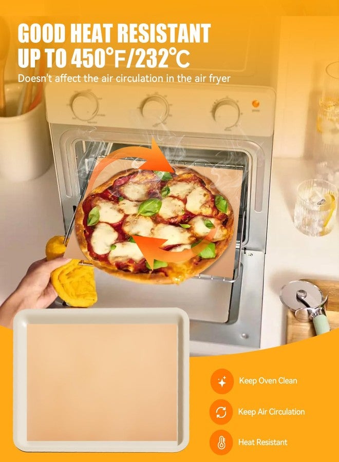 MMH 130PCs Air Fryer Paper Liners Compatible with Bella Air Fryer Toaster Oven, Nonstick Disposable Parchment Paper Baking Sheets Accessories for 7-in-1 Airfryer Oven Free of Bleach - Image 4