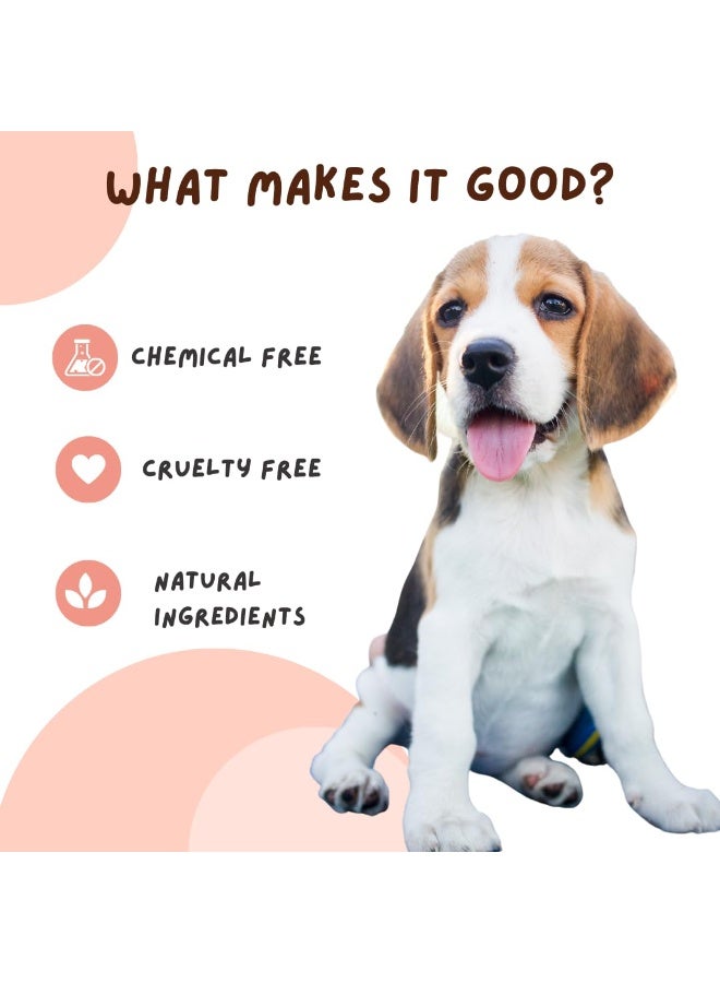 Coco Crush Organic Pet Flea & Tick Care Combo | Herbal Shampoo with Neem & Lemongrass + Fine Tooth Coat Comb | Anti-Itch & Non-Toxic Protection | Safe for Dogs & Cats (50ML+SHORTCOMB) - Image 3