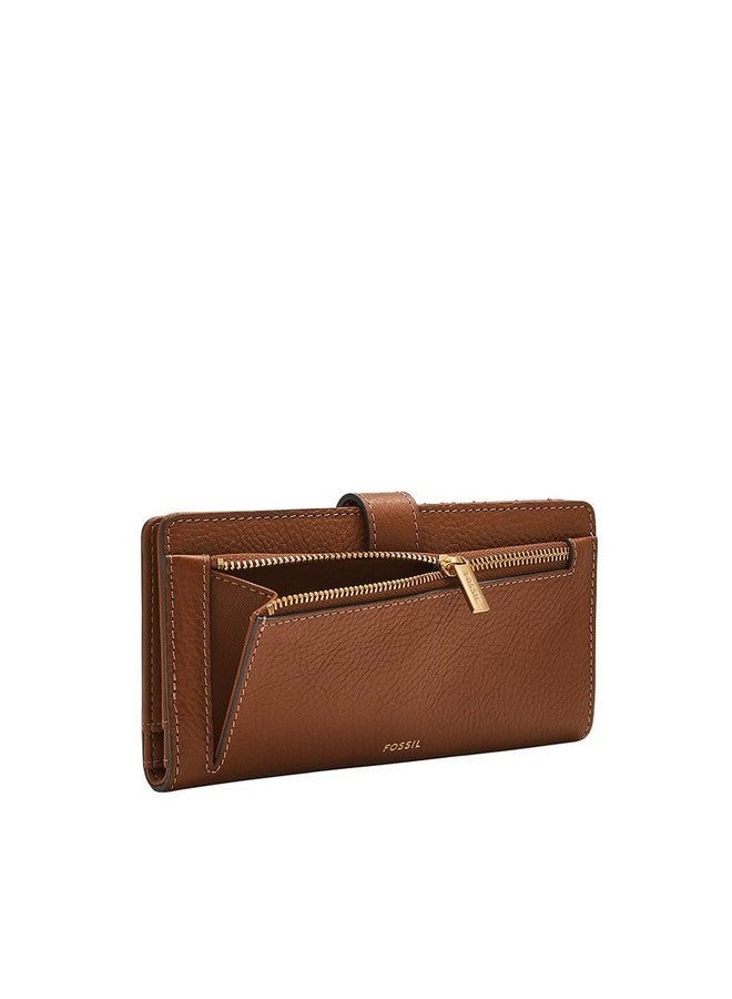 FOSSIL محفظة فوسيل جلد نسائية هارويل بني SL10032200 - Image 4