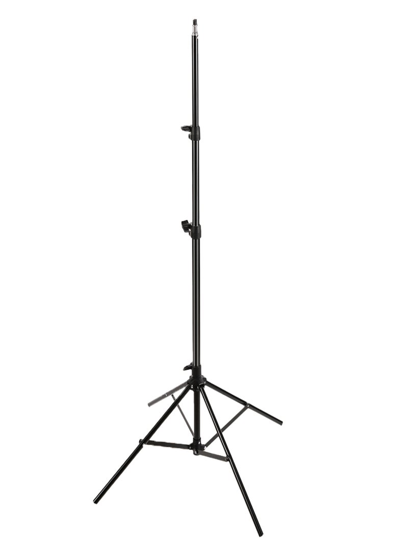 200cm/78.7in 4-Leg Metal Light Stand Adjustable Photography Tripod Stand 1/4 Inch Screw for Studio Reflector Softbox LED Video Light Ring Light Photography Accessories  - Image 1
