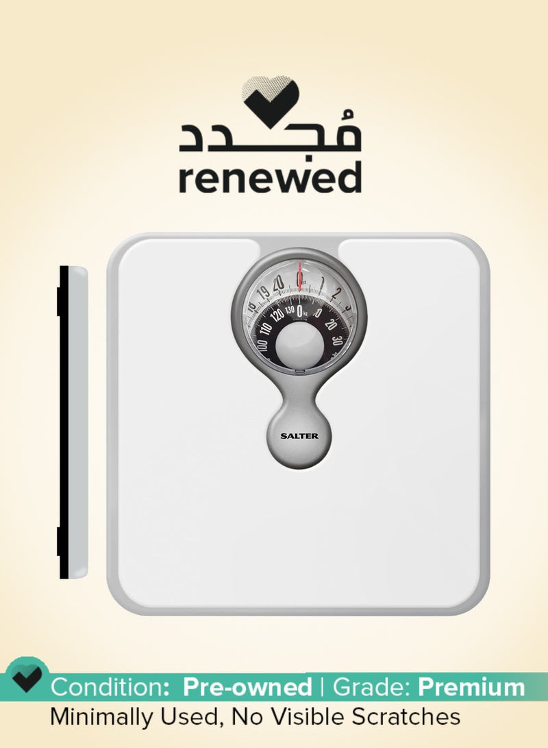 Salter Renewed - Mechanical Bathroom Scales with Magnified Display - White - Image 1