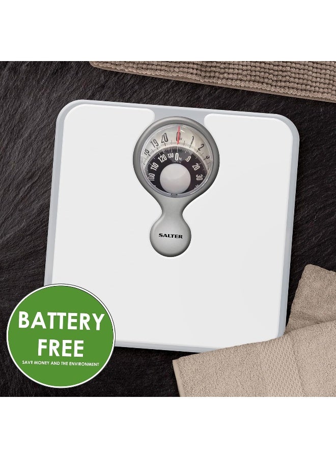 Salter Renewed - Mechanical Bathroom Scales with Magnified Display - White - Image 5