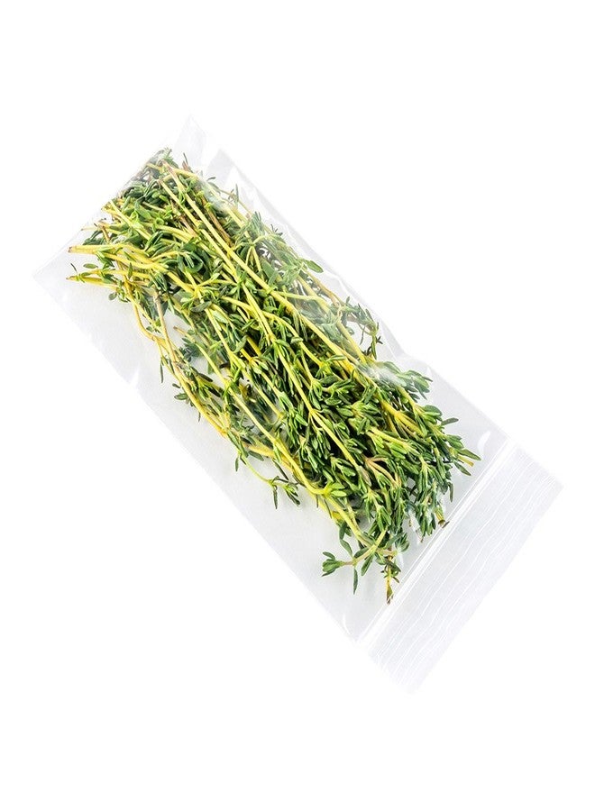 Restaurantware Bag Tek 6.5 x 3 Inch Resealable Zip Bags 100 High Clarity Zip Bags - For Snacks Nuts Seeds Candy Treats & More Clear Plastic Zipper Storage Bags - Image 4