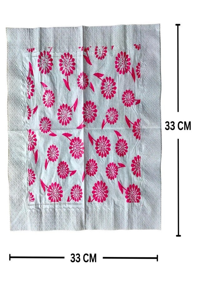 Singhal 2 Ply Tissue Paper Napkins Printed 33x33 CM - Pack of 3 (50 Pulls Per Pack, 150 Sheets) - Image 5