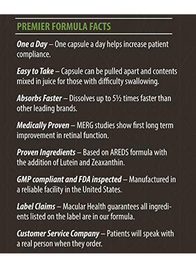 Visual Advantage Premier Formula For Eye Health Three Month Supply Developed For Age Related Macular Support (Amd) Only 1 Pill Per Day - Image 5