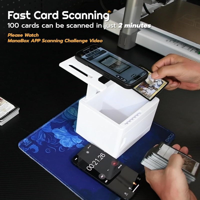 Upgraded Printed Card Scanner Manager Smooth Scanning Standard Fiche Stable Component Compatible with ManaBox and Card Manager App - Image 4