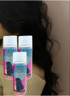 3 Pieces Hair Color Spray Black