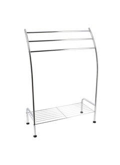 Evideco Metal Chrome Towel Rack W 1 Shelf And 3 Bars - pzsku/Z4F5FD8A57B562B934A4FZ/45/_/1699279359/b67b4664-5487-4d91-90a2-16a96d4ebe78