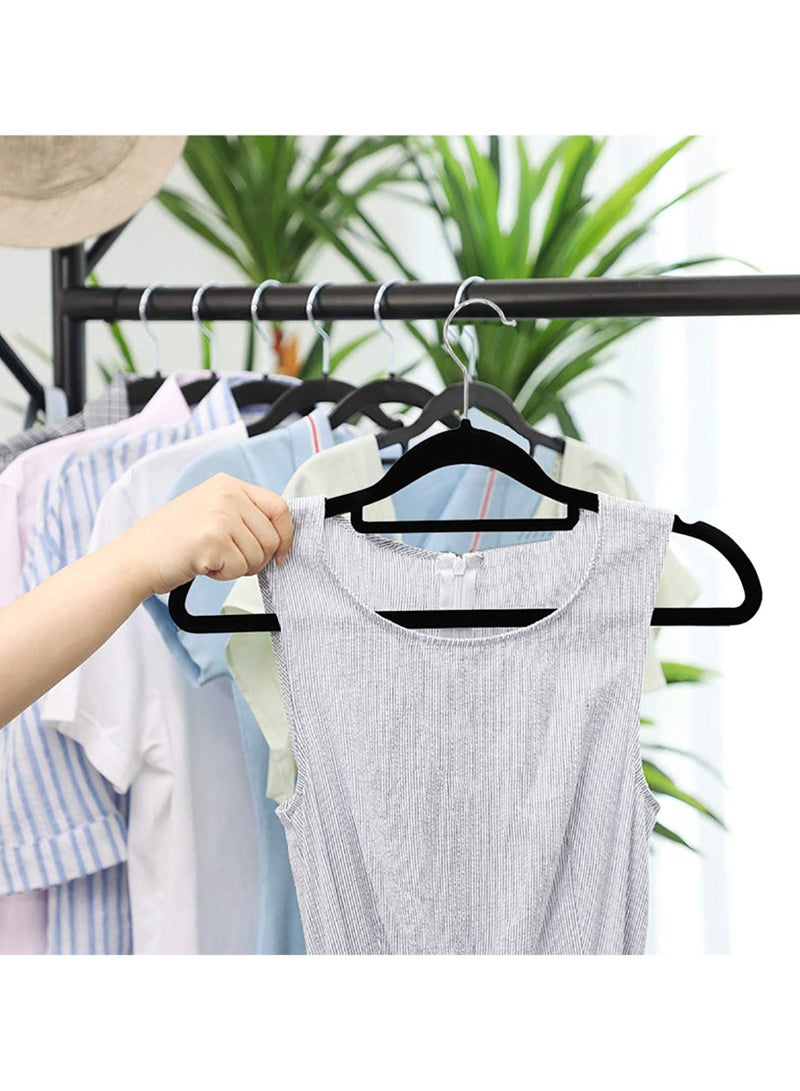 AsolBD AsolBD Heavy Duty Premium Velvet Hanger Ultra-Thin Space Saving 360 Degree Swivel Hook Strong, Non-Slip and Durable Clothes Hangers (علاقات ملابس) for Coats, Jackets, Pants, Dress - Image 4