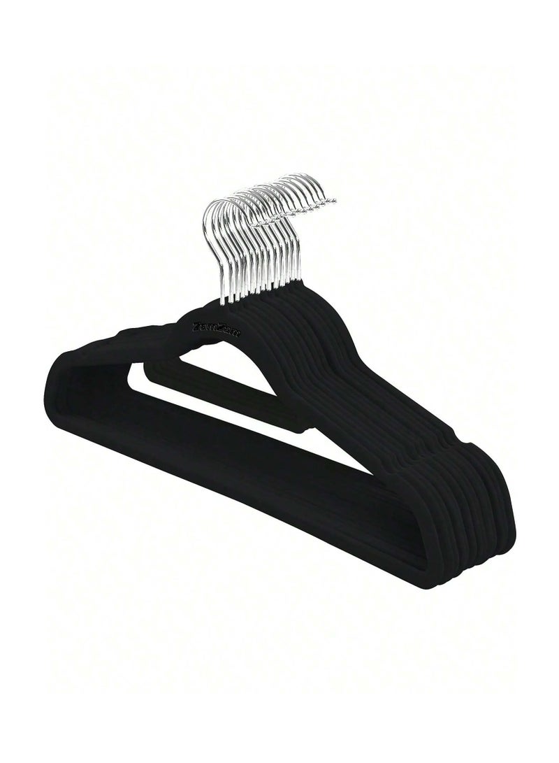 AsolBD AsolBD Heavy Duty Premium Velvet Hanger Ultra-Thin Space Saving 360 Degree Swivel Hook Strong, Non-Slip and Durable Clothes Hangers (علاقات ملابس) for Coats, Jackets, Pants, Dress - Image 3