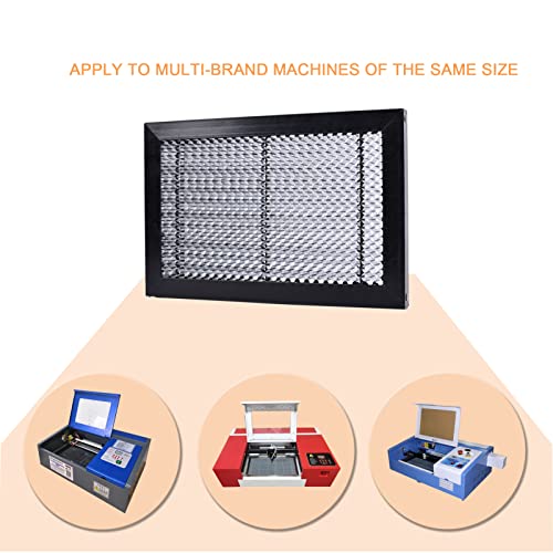 XLNT TECH Laser Honeycomb Working Table 11.81" × 7.87" × 0.87(200mm x 300mm x 22mm) Panel Board Platform Used for Multil-Brand Engraving Machine. - Image 5